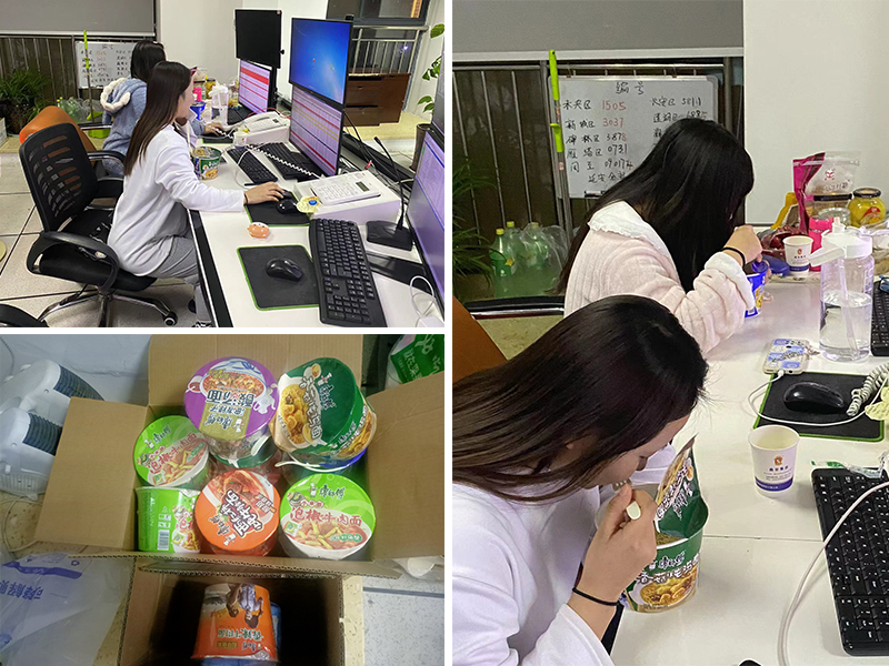 看到陜西鑫安安防24值警中心的小伙伴住在公司的這幾張圖，我淚目了